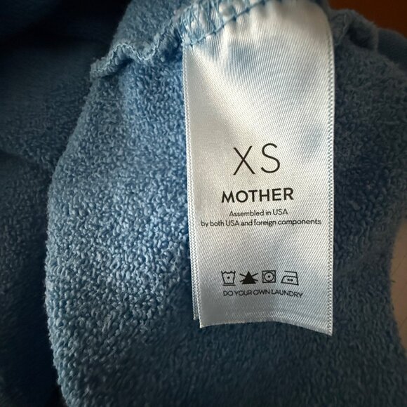 Mother The Boost Crop Cutoff Sweatshirt Size XS - Picture 8 of 9